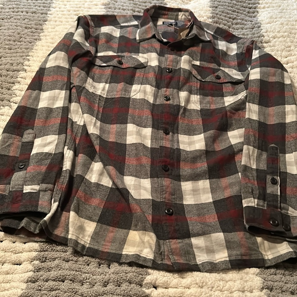 Mens Patagonia Flannel Long Sleeve Button Down Shirt Size Large New